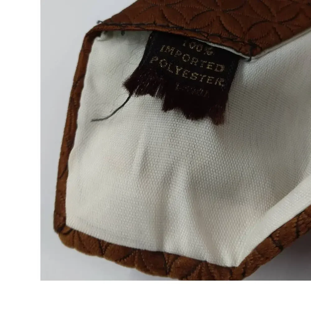 Vintage Montgomery Ward Tie Brown Fall colors 54